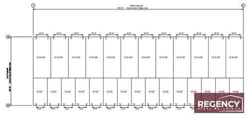 Mini Storage Layout Storage Unit Plans | Floor Plans for Mini Storage Buildings - Mini ...